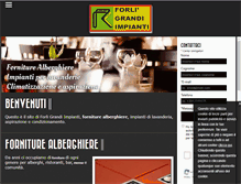 Tablet Screenshot of forligrandiimpianti.com